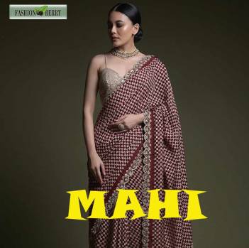 MAHI BY FASHION BERRY PRINTED SAREE MANUFACTURER IN INDIA